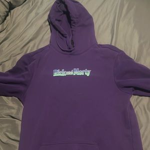 Purple Rick and Morty hoodie